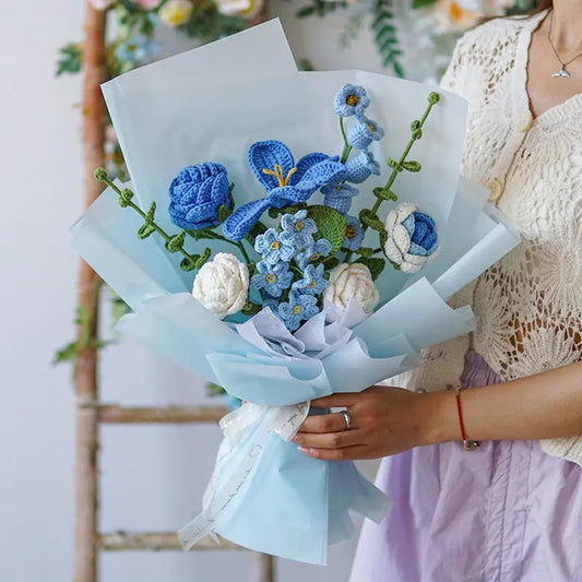 Hand-Woven Home Decorate Fake Flowers