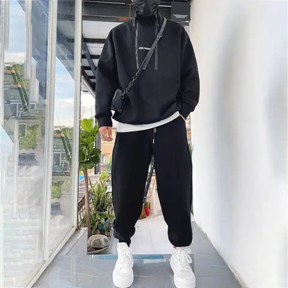 Tracksuit Men Piece Set Hip Sports Wear