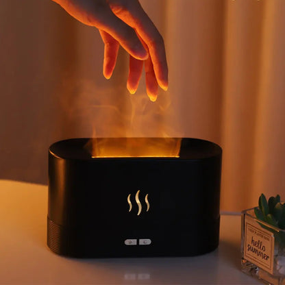 Flame Fire Humidifier Aromatherapy Diffuser